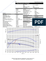 Pump Performance Datasheet: Operating Conditions Liquid