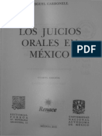 Carbonell Sánchez Miguel Los Juicios Orales en México PDF