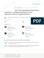 Hardware-In-The-Loop Simulation of Pressure-Difference-Limiting Modulation of The Hydraulic Brake For Regenerative Br...