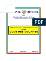 Ordonnance Loi n10 002 Portant Code Des Douanes