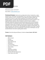 Ashley M. Brown Resume: Professional Summary