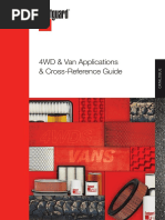 4WD & Van Applications & Cross-Reference Guide