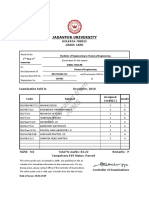 3rd Sem Result