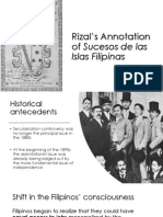 Rizal's Annotation of The Morga PDF