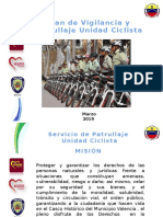 Servicio de Patrullaje Ciclista 2019