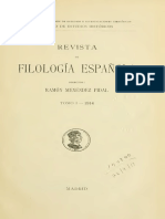 Elena y Maria Menendez Pidal Revista de Filologia 1914 PDF