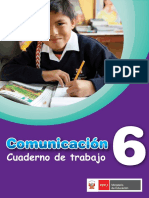 Comunicación 6 Cuaderno de Trabajo para Sexto Grado de Educación Primaria 2018 PDF