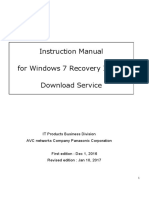 Manual Downgrade Panasonic - Win 7