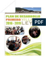 Plan de Desarrollo Municipal Primero Villa de Leyva 2016 - 2019 PDF