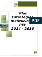 Plan Estrategico Institucional