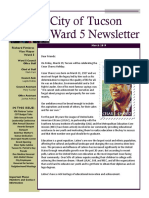 City of Tucson Ward 5 Newsletter: Richard Fimbres Vice Mayor Ward 5