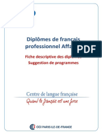 DFP Affaires Fiches Descriptives