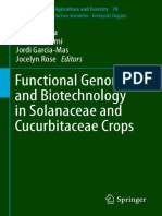 Functional Genomics and Biotechnology in Solanaceae and Cucurbitaceae Crops