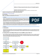 Manual Muscle Testing: A Method of Measuring Extremity Muscle Strength Applied To Critically Ill Patients