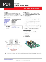 Voltage Source Inverter Design Guide: TI Designs: TIDM-HV-1PH-DCAC