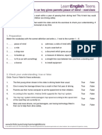 Hi-Tech Car Keys - Exercises 0 PDF