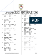 Problemas Propuestos de Operadores Matematicos M5 Ccesa007