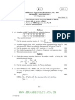 WWW - Manaresults.Co - In: II B. Tech I Semester Supplementary Examinations, May - 2018 Probability and Statistics