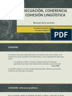 Adecuación, Coherencia y Cohesión Lingüística