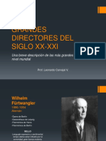 Grandes Directores Orquestales S. XX-XXI