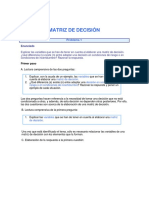 MATRIZ DE DECISION Problema 1 PDF