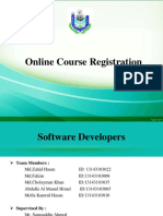 University Online Course Registration System