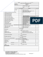 Check List para Camionetas Actual