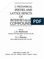 Inter Metallic Compounds, Volume 2, Basic Mechanical Properties and Lattice Defects