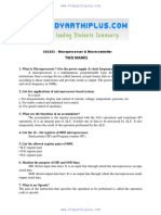 Microprocessor 2 Marks V PDF