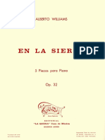 WILLIAMS, A. - en La Sierra Op. 32 PDF