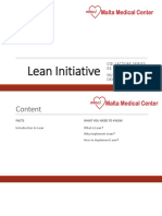 Lean Initiative: Cqi Lecture Series: 02 Nursing Department