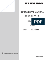 MU190 Operator's and Installation Manual PDF