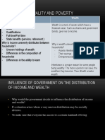 Unit 43: Inequality and Poverty: Income Wealth