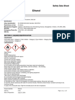 Ethanol: Safety Data Sheet