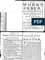 Work of Geber - Text PDF