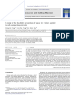 A Study of The Durability Properties of Waste Tire Rubber Applied To Self-Compacting Concrete