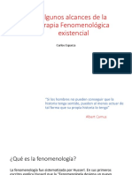 Aportes de La Fenomenología Existencial A La Intervención