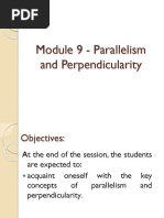 Module 9 - Parallelism and Perpendicularity