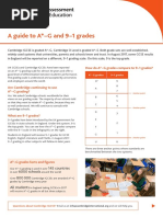 Igcse 9 1 Grading Factsheet