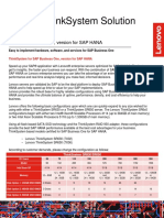 2018-04 Skylake Lenovo 2018 Flyer SAP Business One HANA