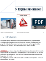 Chapitre 5 .Hygiène Sur Chantiers