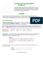 FBI Codes Ciphers and Concealments Example