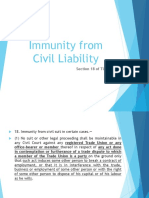 Immunity From Civil Liability