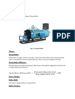 Experiment # 7 Objective:: Fig: 7.1 (Steam Boiler)