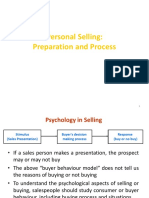 Personal Selling: Preparation and Process