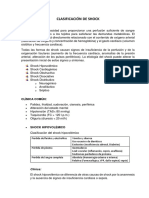 Clasificación de Shock