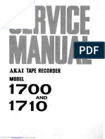 Akai 1700 Sevice Manual