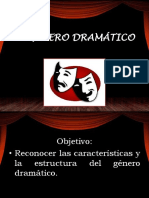 EL GÉNERO DRAMÁTICO - Contenidos