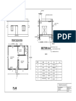 Section A-A: Front Elevation