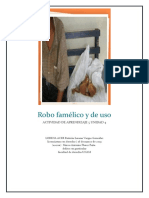 Robo Famélico y de Uso